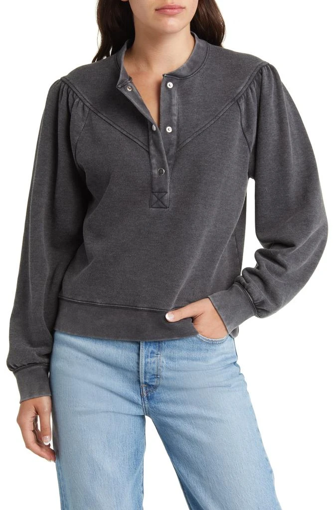 Rails Dex Snap Placket Sweatshirt