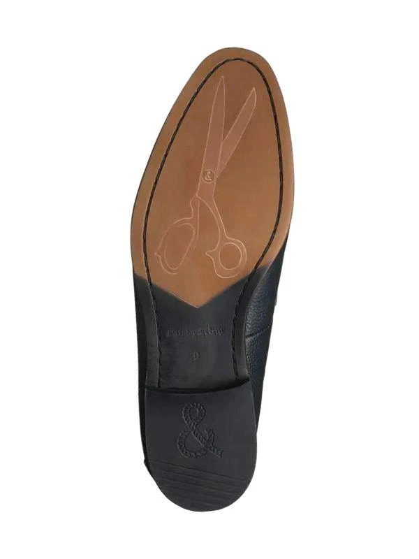 Paisley and Gray Leather Venetian Loafers 5