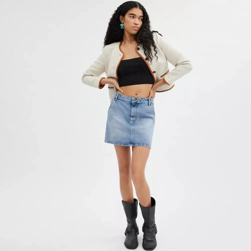 Coach Denim Skirt 2