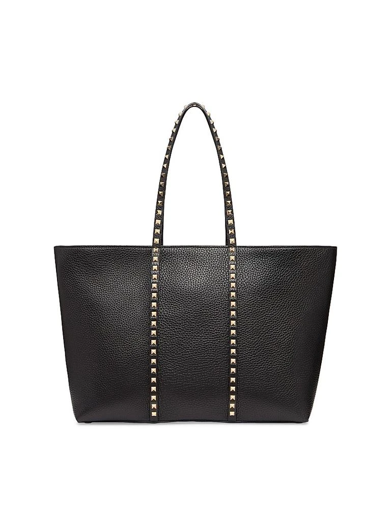 Valentino Rockstud Shopping Tote Bag in Grainy Calfskin 4