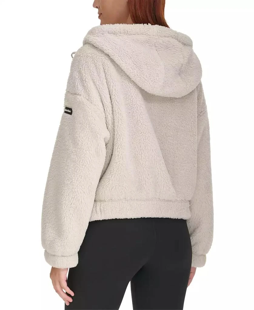 Calvin Klein Performance Women's Hooded Sherpa Jacket 5