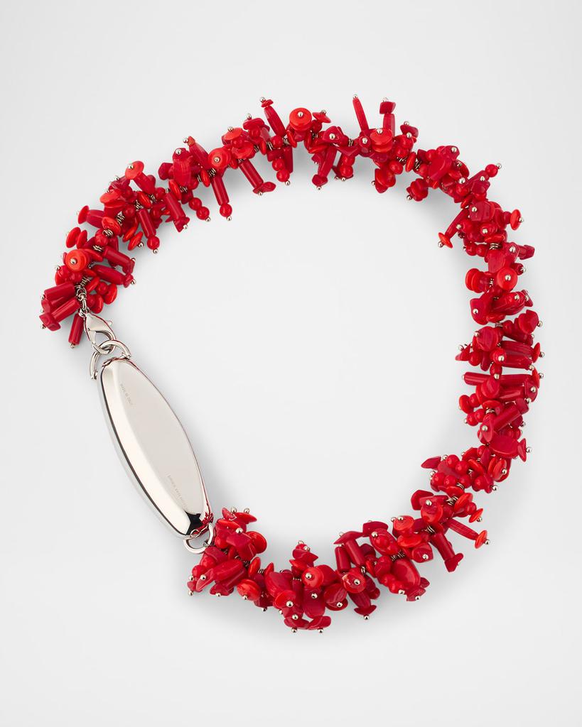 Dries Van Noten Dries Van Noten 'Embroidered Scarf' Necklace