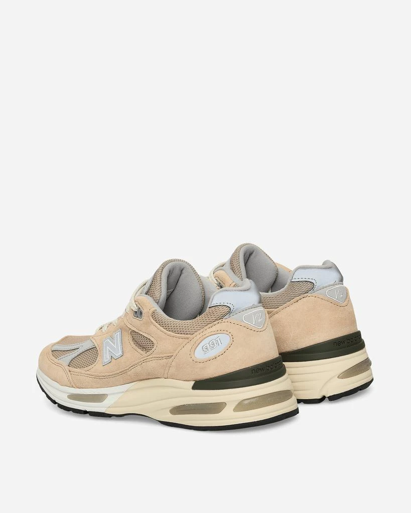New Balance Made in UK 991v2 Sneakers Cuban Sand / Harbor Mist / Silver 4