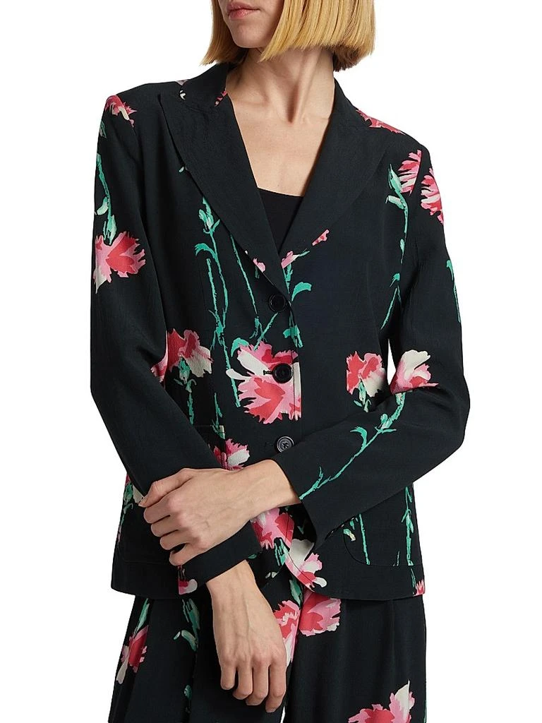 Libertine Cecil Beaton Carnation Three-Button Suit Jacket 6