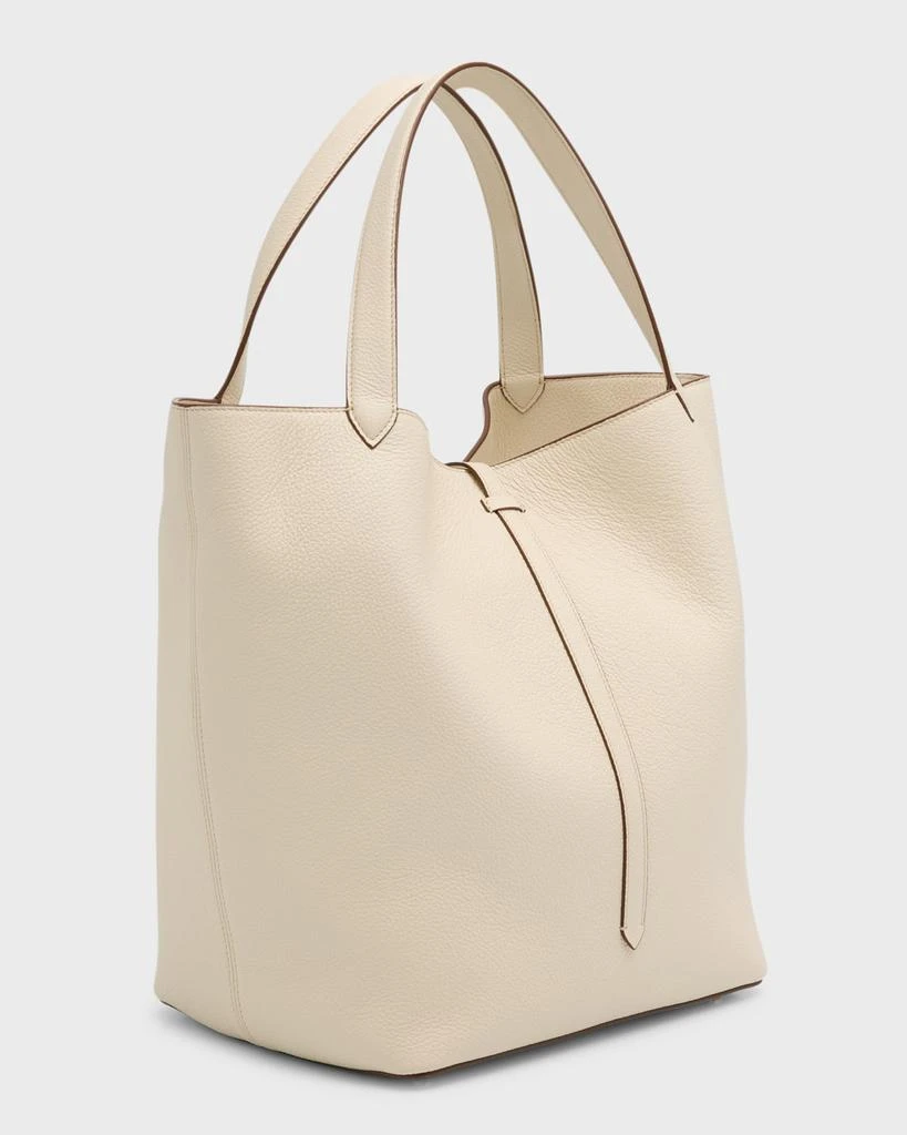 SAVETTE Grain Leather Tote Bag 6