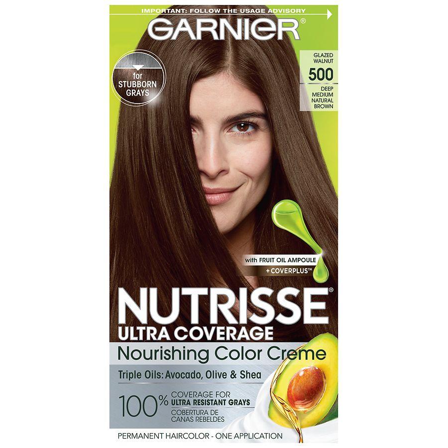 Garnier Nutrisse Permanent Hair Color For Stubborn Gray Coverage