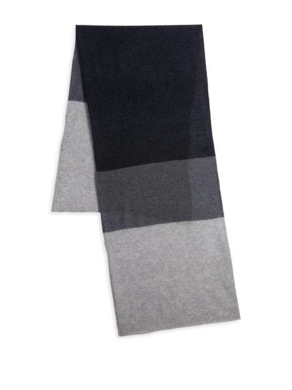 Portolano Colorblock Cashmere Scarf 2