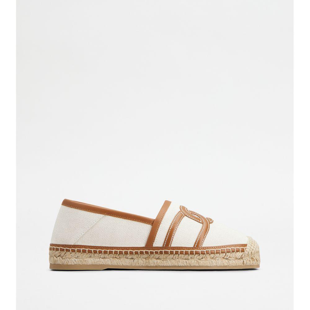 Tod's Kate Espadrilles in Canvas and Leather