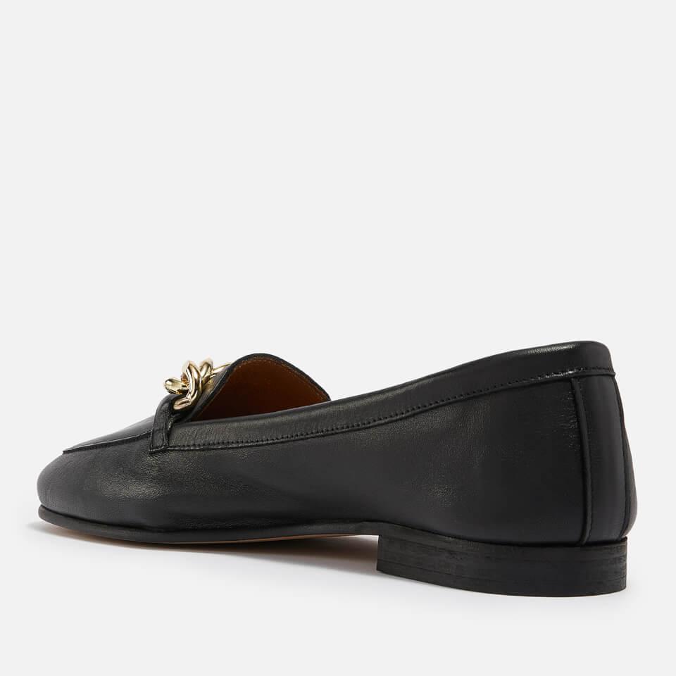 Dune DUNE LONDON WOMEN'S GOLDSMITH CHAIN-EMBELLISHED LEATHER LOAFERS