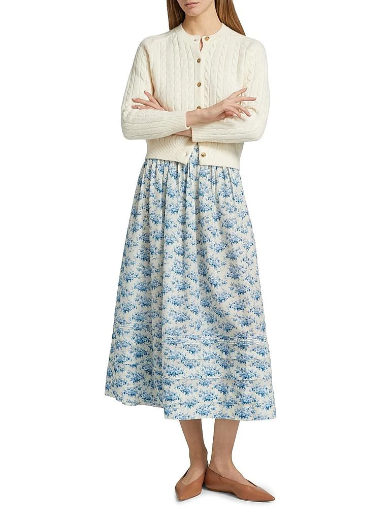 DÔEN Marcie Cotton Midi-Skirt 2
