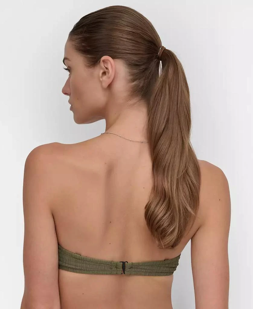 DKNY Women's Textured Molded Balconette Bikini Top 2