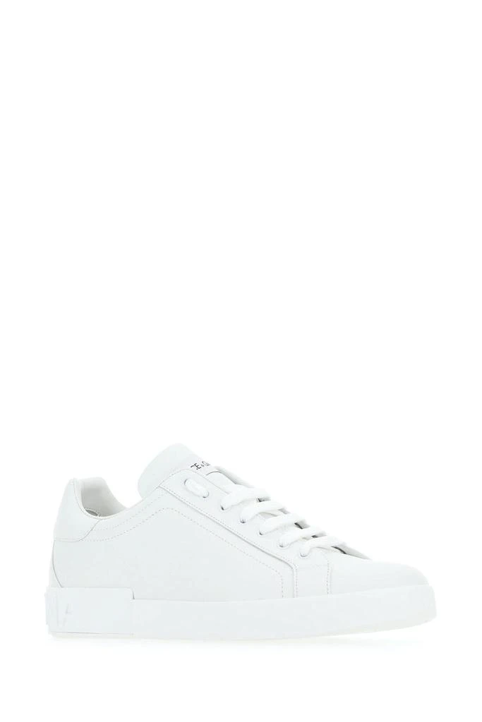 Dolce & Gabbana White leather Portofino sneakers 1