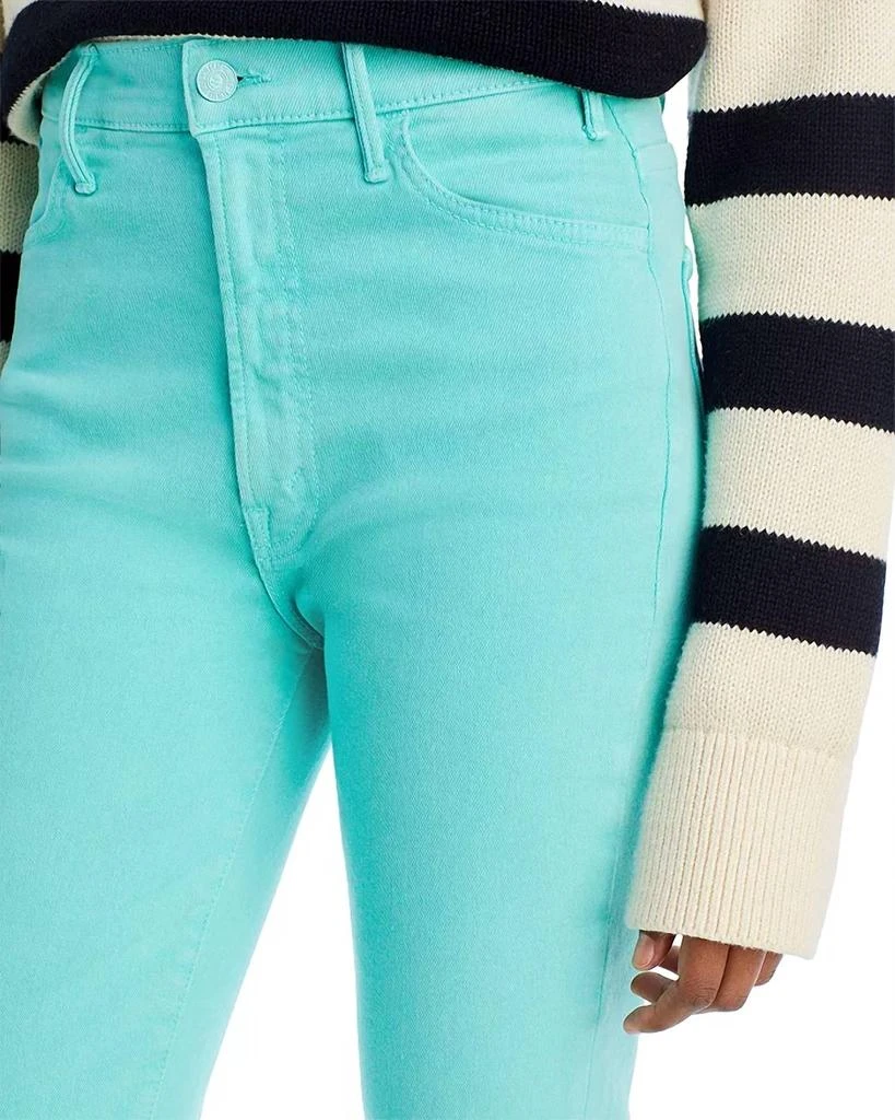 MOTHER Hustler Ankle Fray Flare Leg Jeans 6