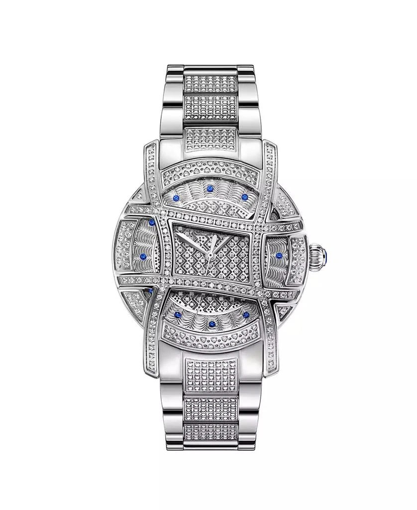 Jbw Women's Olympia Platinum Series Diamond (2 1/2 ct. t.w.) Stainless Steel Watch, 38Mm 1