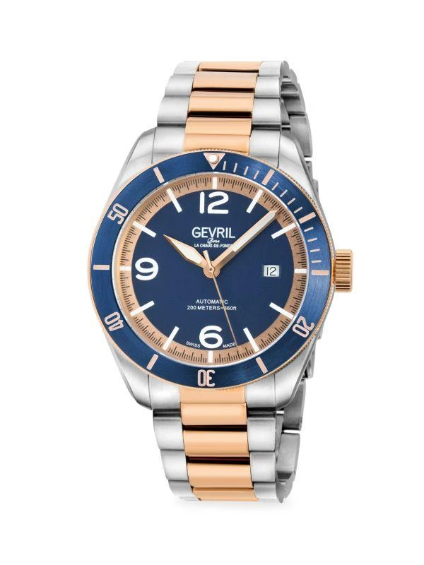 Gevril Yorkville 43MM Stainless Steel Bracelet Watch 1