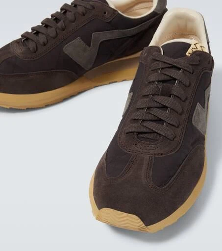 VisVim Fkt suede-trimmed sneakers 3
