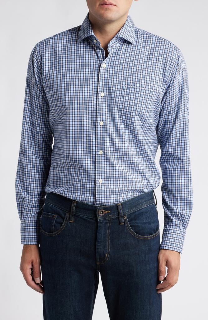 Peter Millar Plaid Stretch Flannel Button-Up Shirt