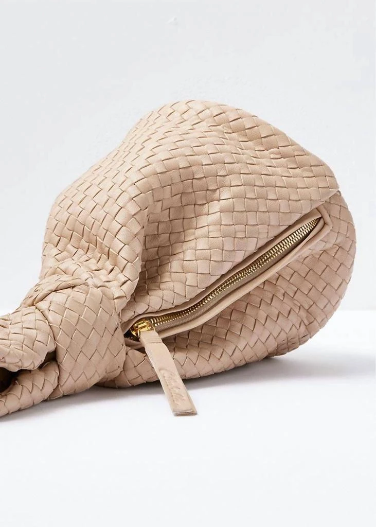 Cleobella Celine Woven Handbag In Bone 2