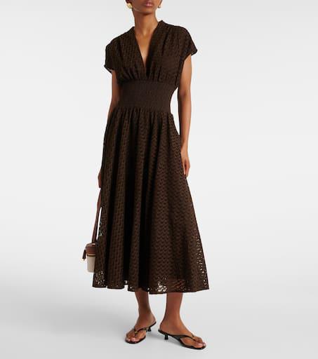 【送料 関税込】Tory Burch Cotton broderie anglaise Tory Burch Cotton broderie anglaise midi dress - Dresses