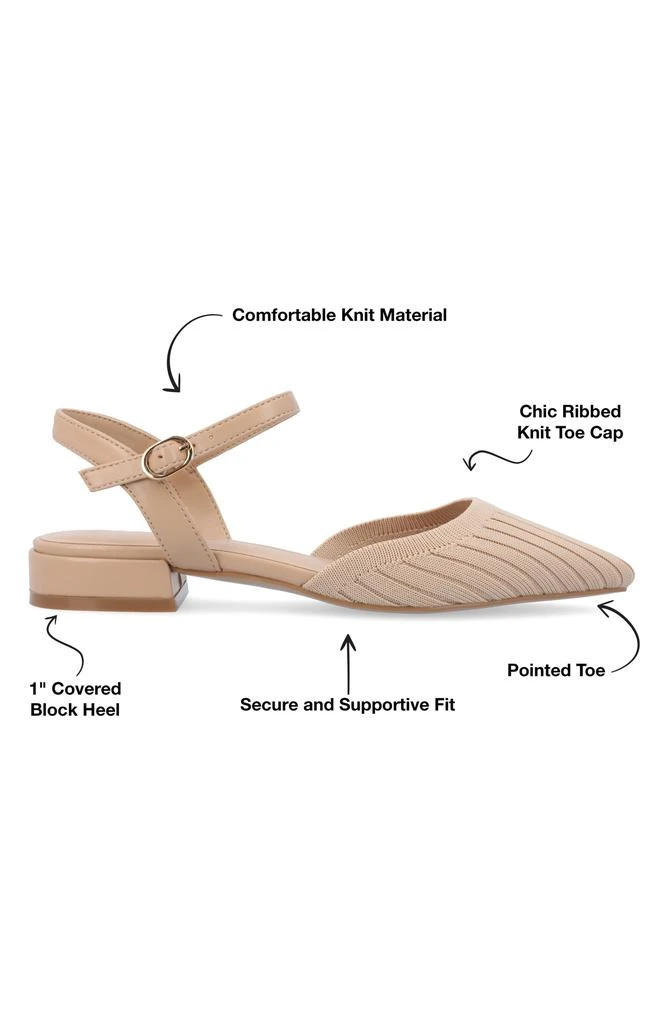 Journee Collection Ansley Ankle Strap Flat 9