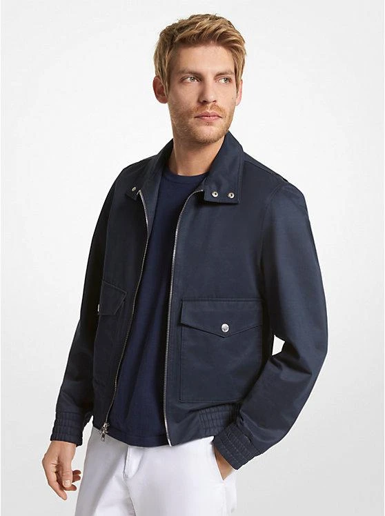 michael_kors Cotton Blend Blouson Jacket 1