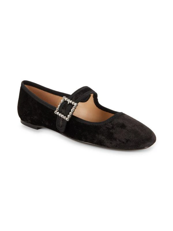 Saks Fifth Avenue Ellie Velvet Mary Janes 2