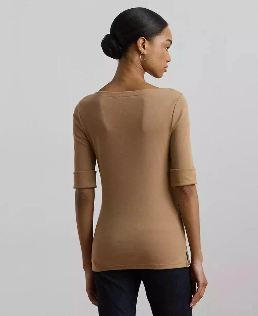 Ralph Lauren Stretch Cotton Boatneck T-Shirt 2