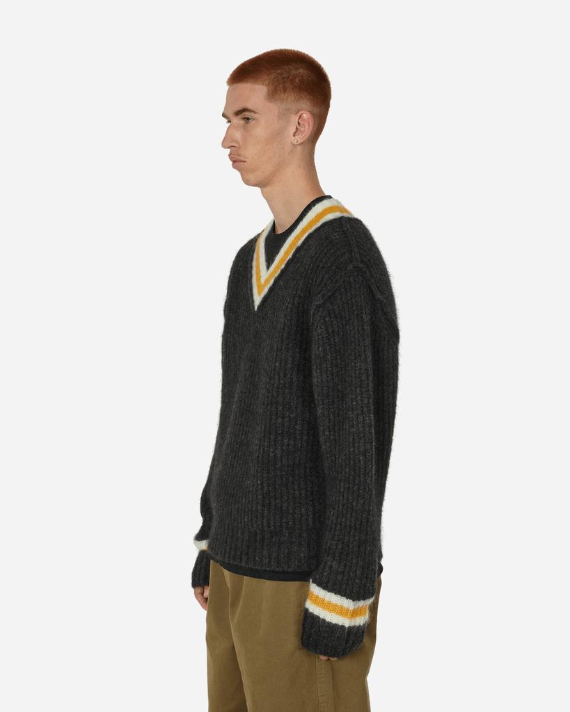 Stüssy Mohair Tennis Sweater Charcoal