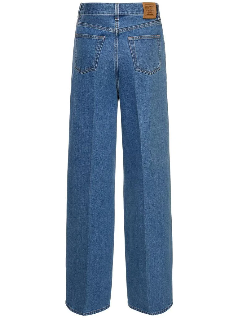 TOTEME Wide Denim Cotton Jeans 4