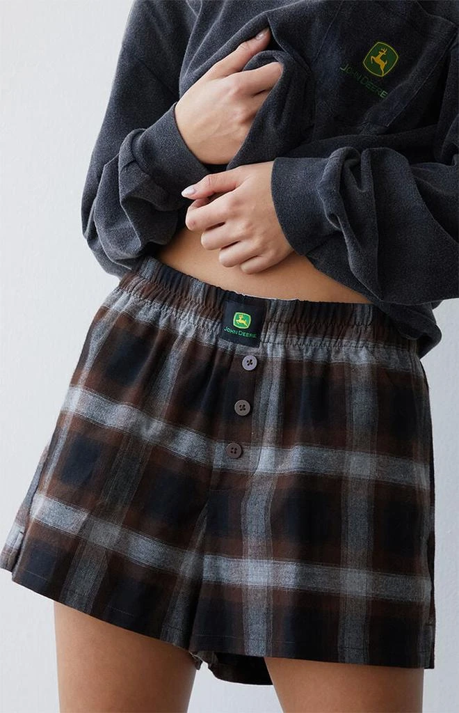 John Deere Plaid Low Rise Boxer Shorts 1