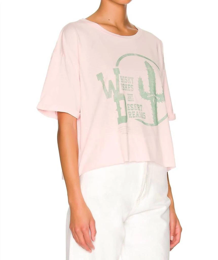The Laundry Room The Laundry Room - Whiskey Wishes Crop Oversized Tee 2