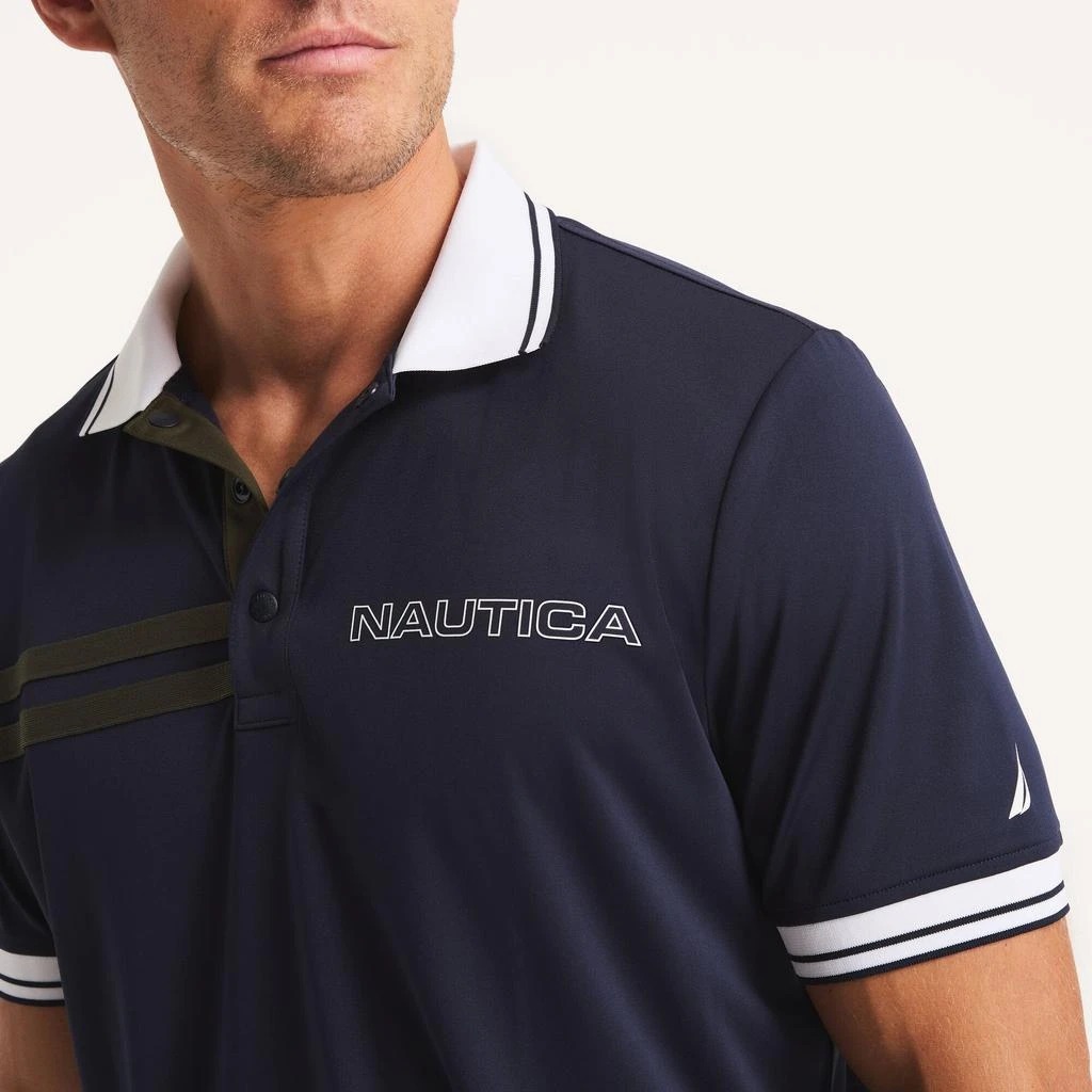 Nautica Mens Navtech Classic Fit Polo 5