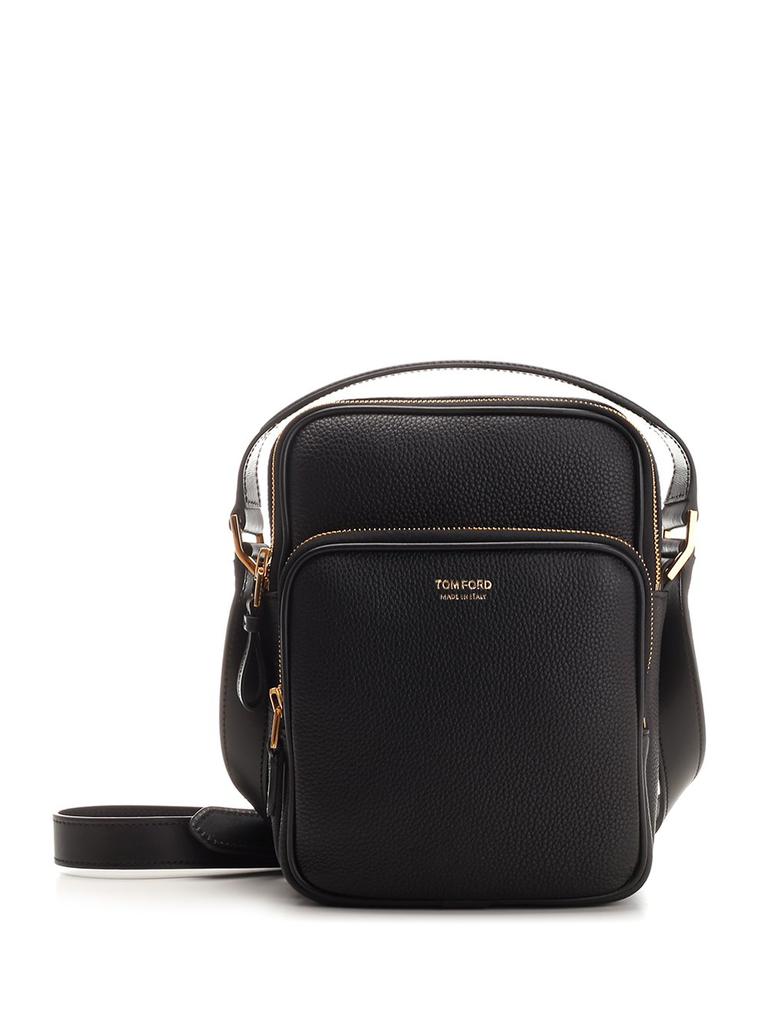 TOM FORD Utility crossbody bag ラージ メッセンジャー TOM FORD レザー メッセンジャーバッグ | ブラック | FARFETCH JP