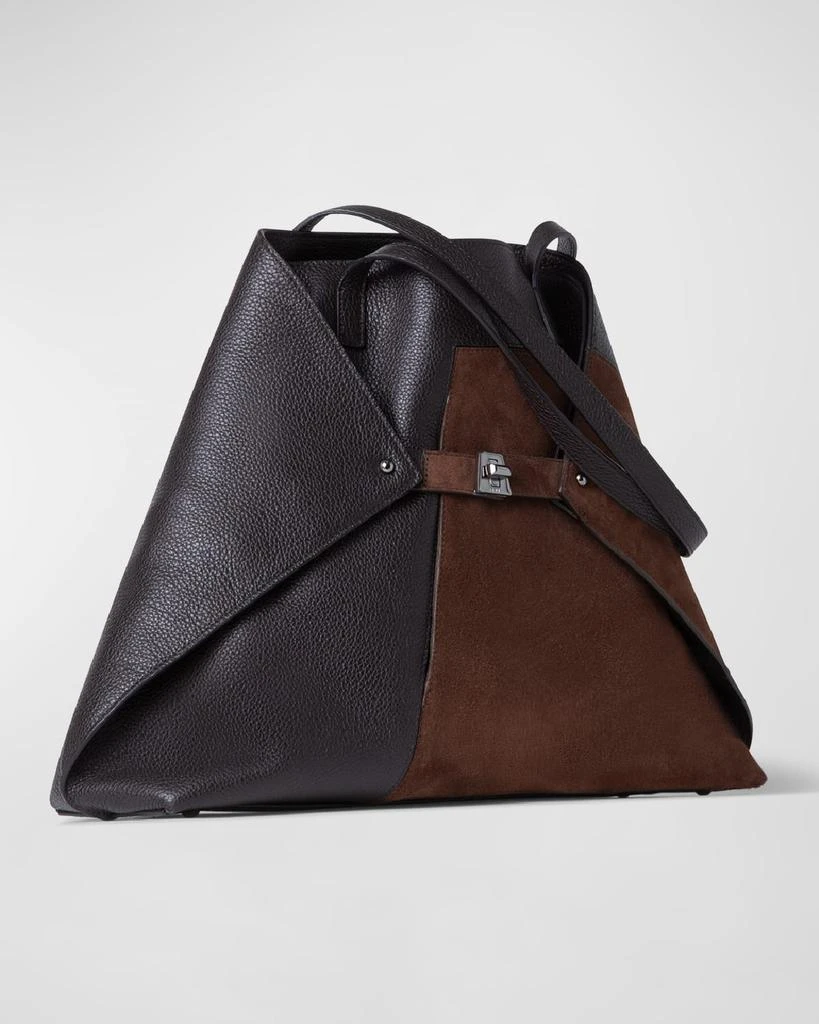 Akris Ai Medium Patchwork Leather Tote Bag 5