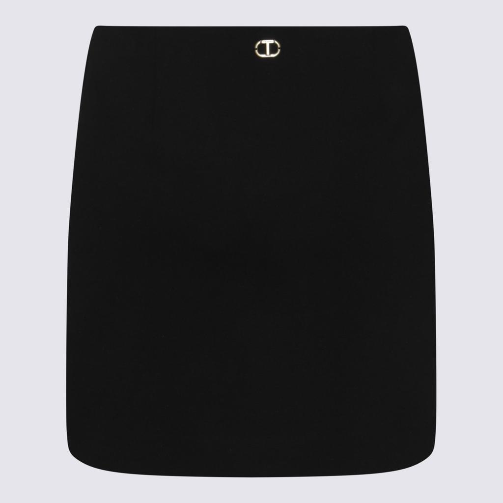 TWINSET Black Mini Skirt