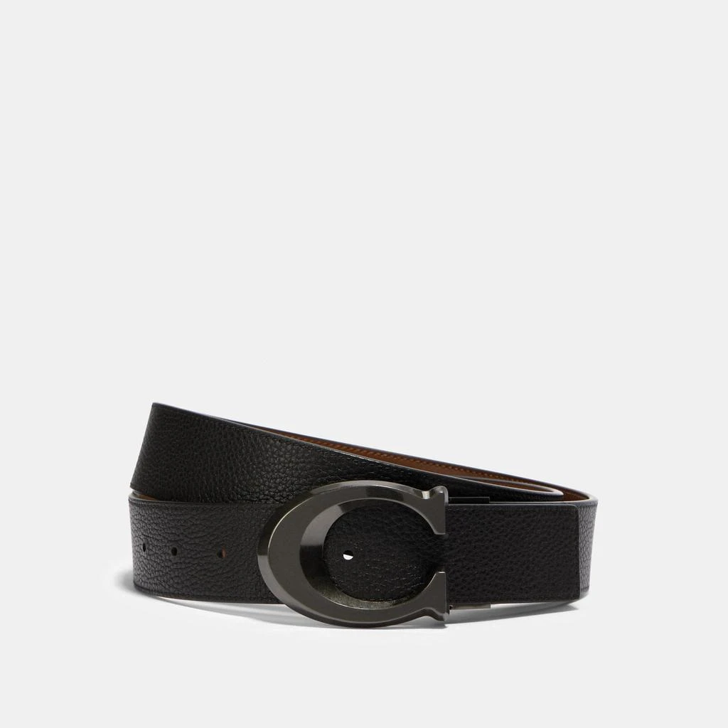 Coach Outlet Signature Buckle Cut To Size Reversible Belt, 38 Mm 1