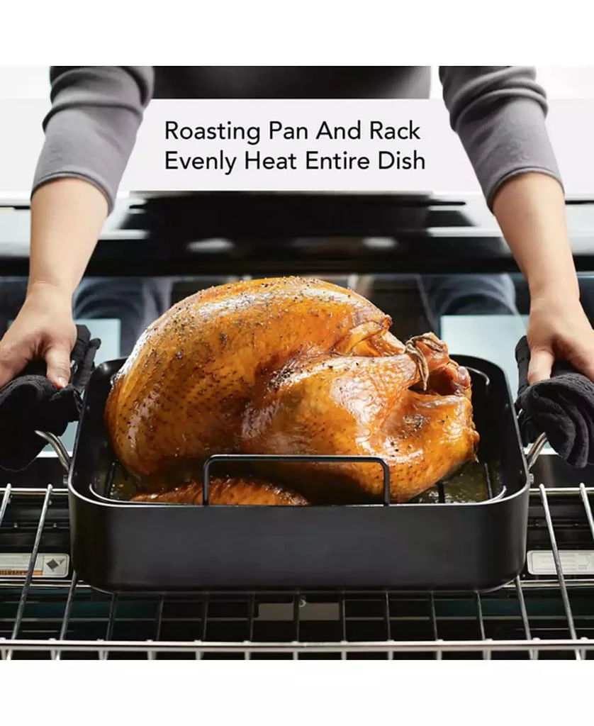 KitchenAid Hard-Anodized Roaster & Rack Set 3