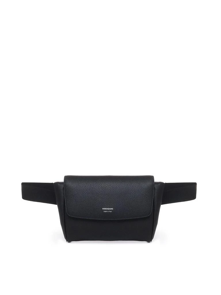Salvatore Ferragamo Ferragamo Logo-Printed Foldover-Top Belt Bag 1