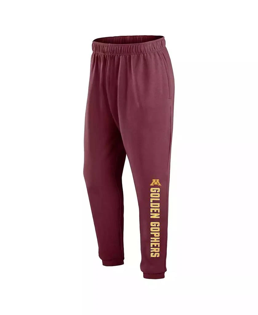 Fanatics Men's Maroon Minnesota Golden Gophers Chop Block Fleece Sweatpants 2