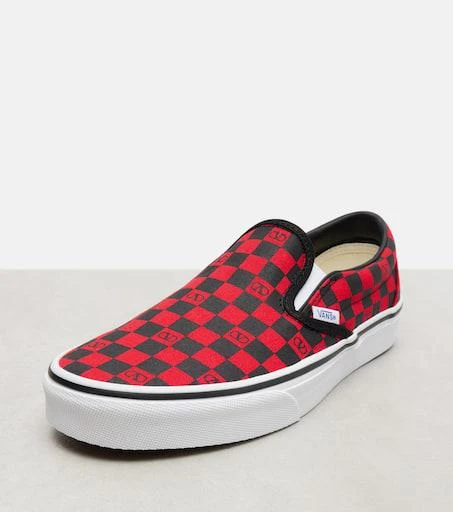 Valentino x Vans VLogo checked canvas slip-on sneakers 6