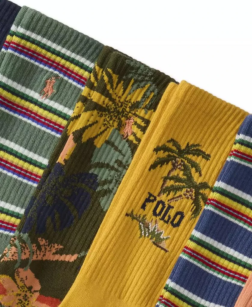 Ralph Lauren Men's 6-Pk. RL Surf Club Bear Crew Socks 3