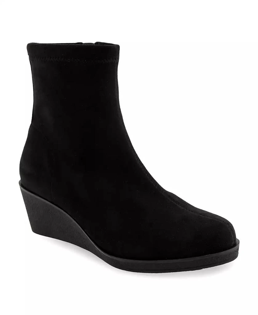 Aerosoles Women's Binnie Wedge Heel Booties 1