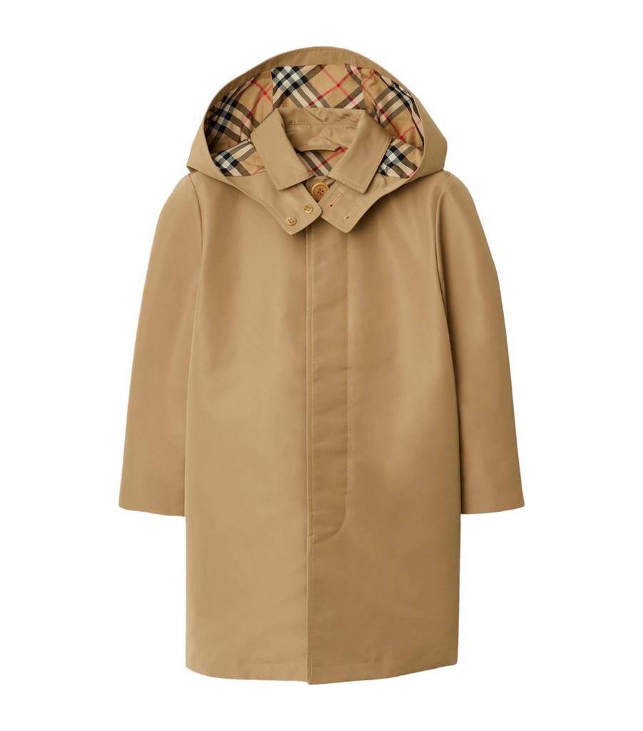 Burberry Kids Hooded Trench Coat (3-14 Years)