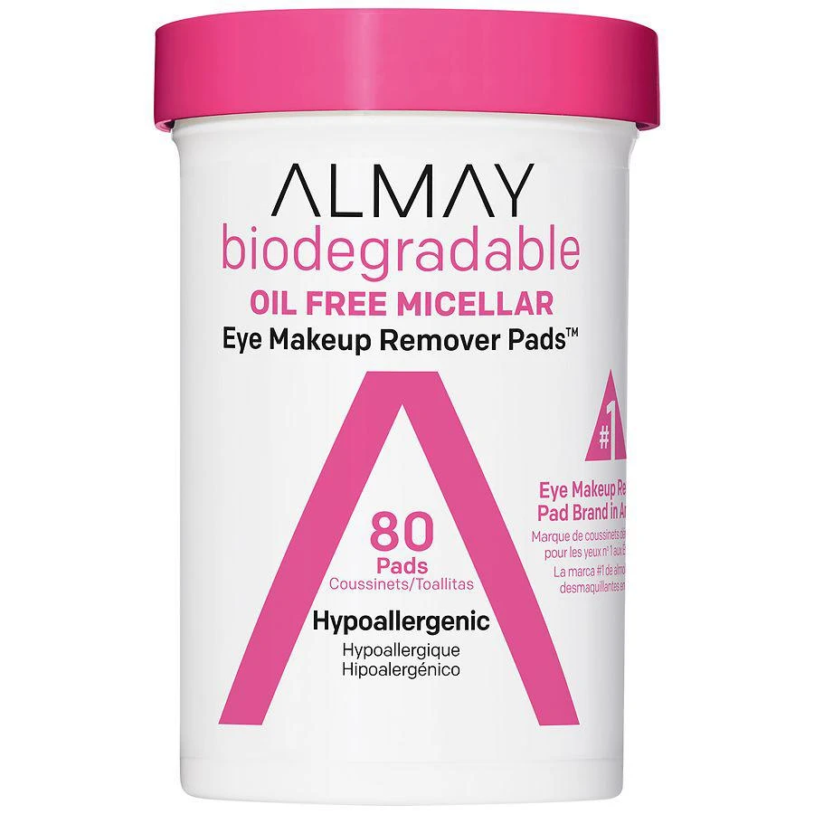 Almay Biodegradable Oil Free Micellar Eye Makeup Remover Pads 1