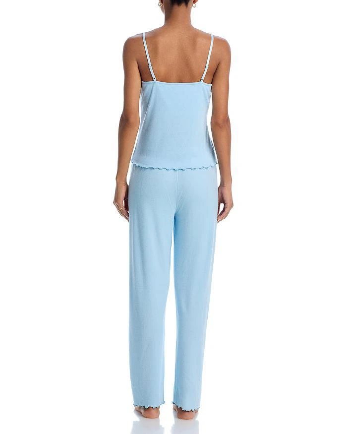 AQUA Pointelle Lounge Pajama Set - Exclusive 3