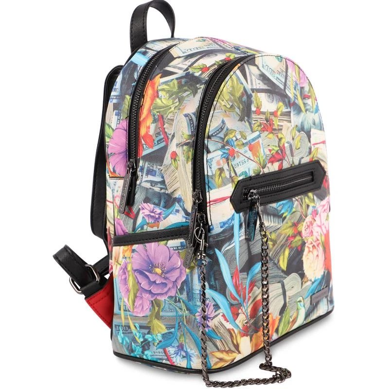 SprayGround Concrete jungle savage colorful backpack with keychain 2