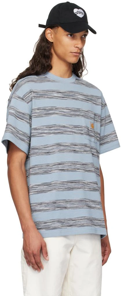 Carhartt WIP Blue Dodson Pocket T-Shirt 2