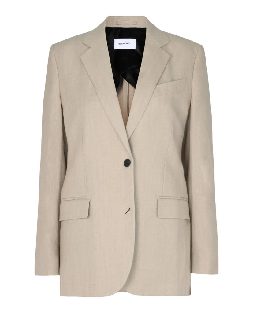 Salvatore Ferragamo Single Breasted Blazer