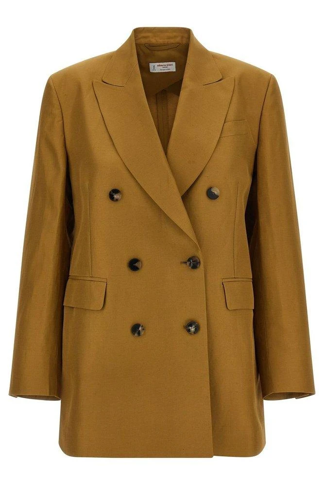 Alberto Biani Alberto Biani Double-Breasted Peak-Lapel Blazer