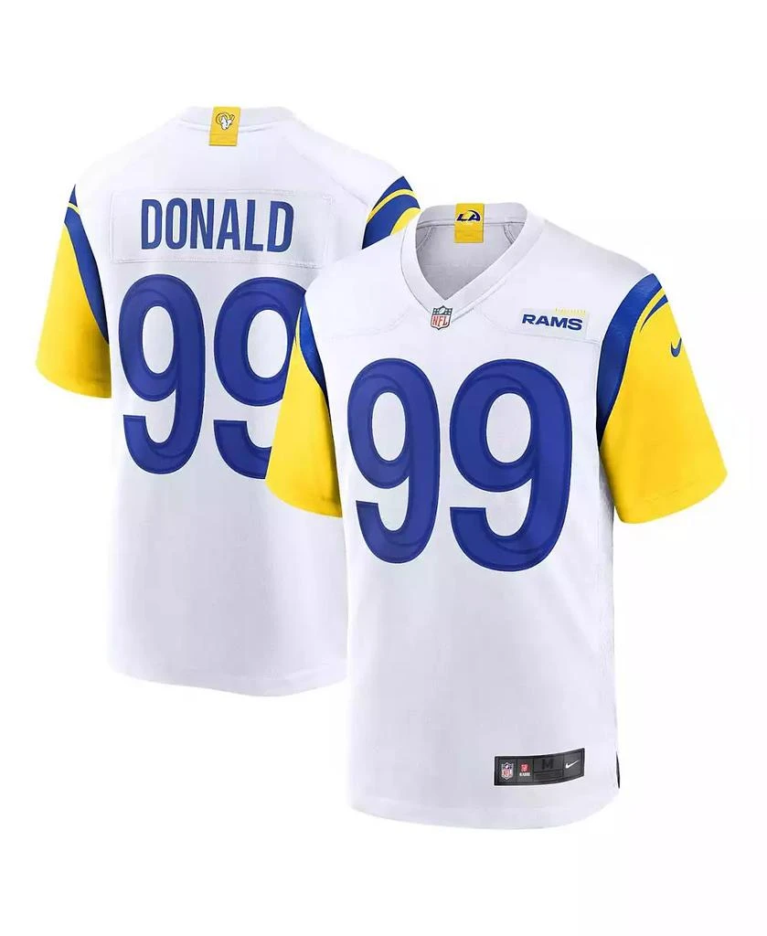 NIKE Men's White Aaron Donald Los Angeles Rams Alternate Game Jersey 1